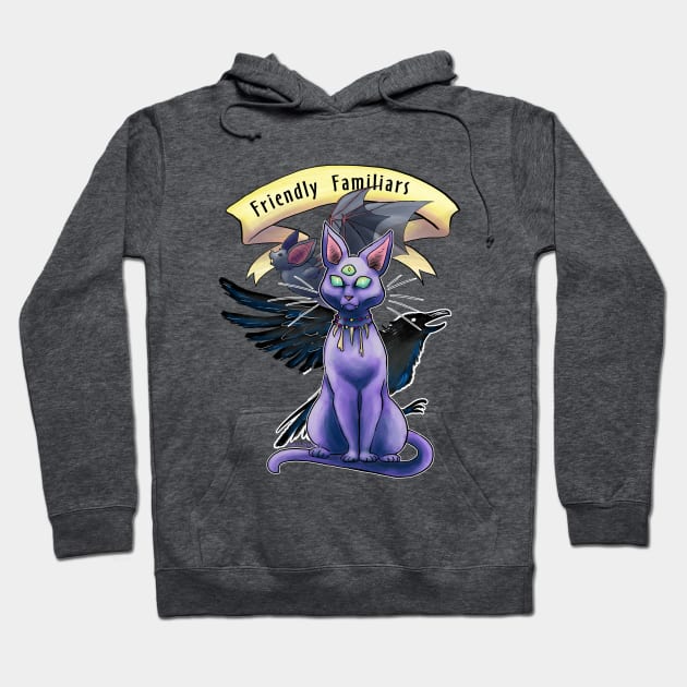 Friendly Familiars Hoodie by swinku